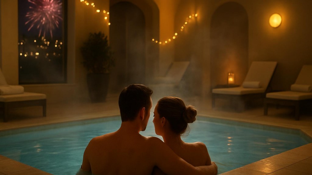 Capodanno relax a Salerno: spa, cena e soggiorno Coppia in area benessere per un Capodanno rilassante