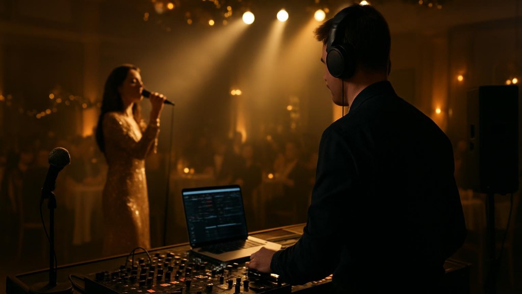Capodanno con musica a Salerno: musica live o DJ set DJ o cantante in una sala eventi per Capodanno
